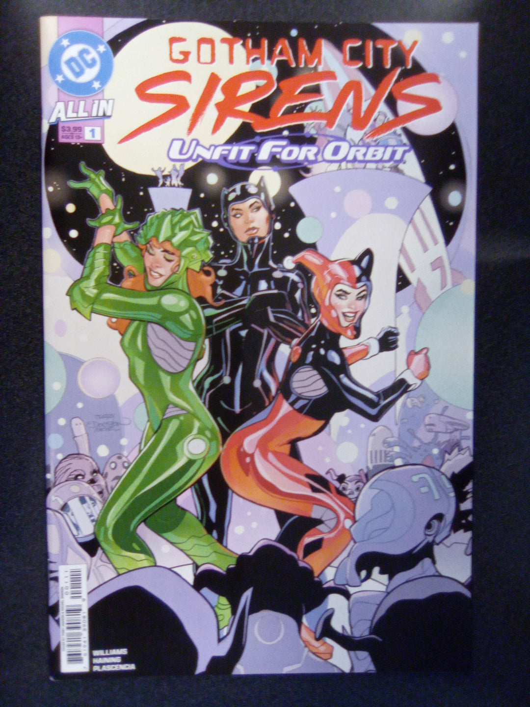 Gotham City Sirens Unfit For Orbit #1 Cover A Terry Dodson & Rachel Dodson