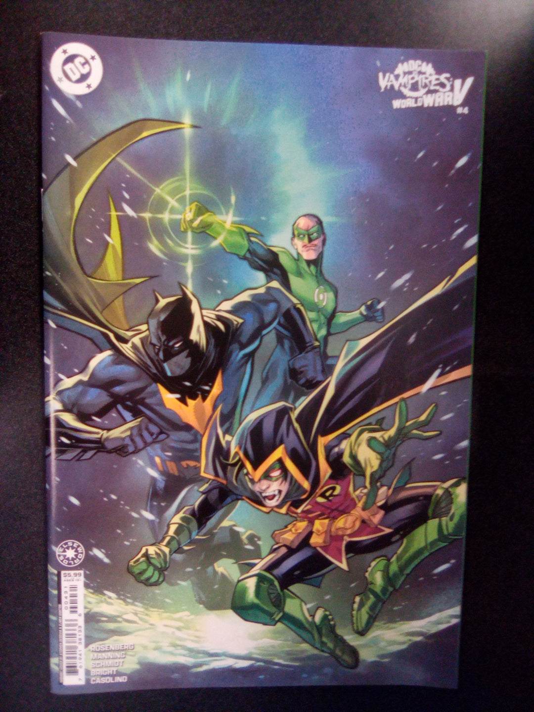 DC vs Vampires World War V #4 (Of 12) Cover C Stephen Segovia Card Stock Variant