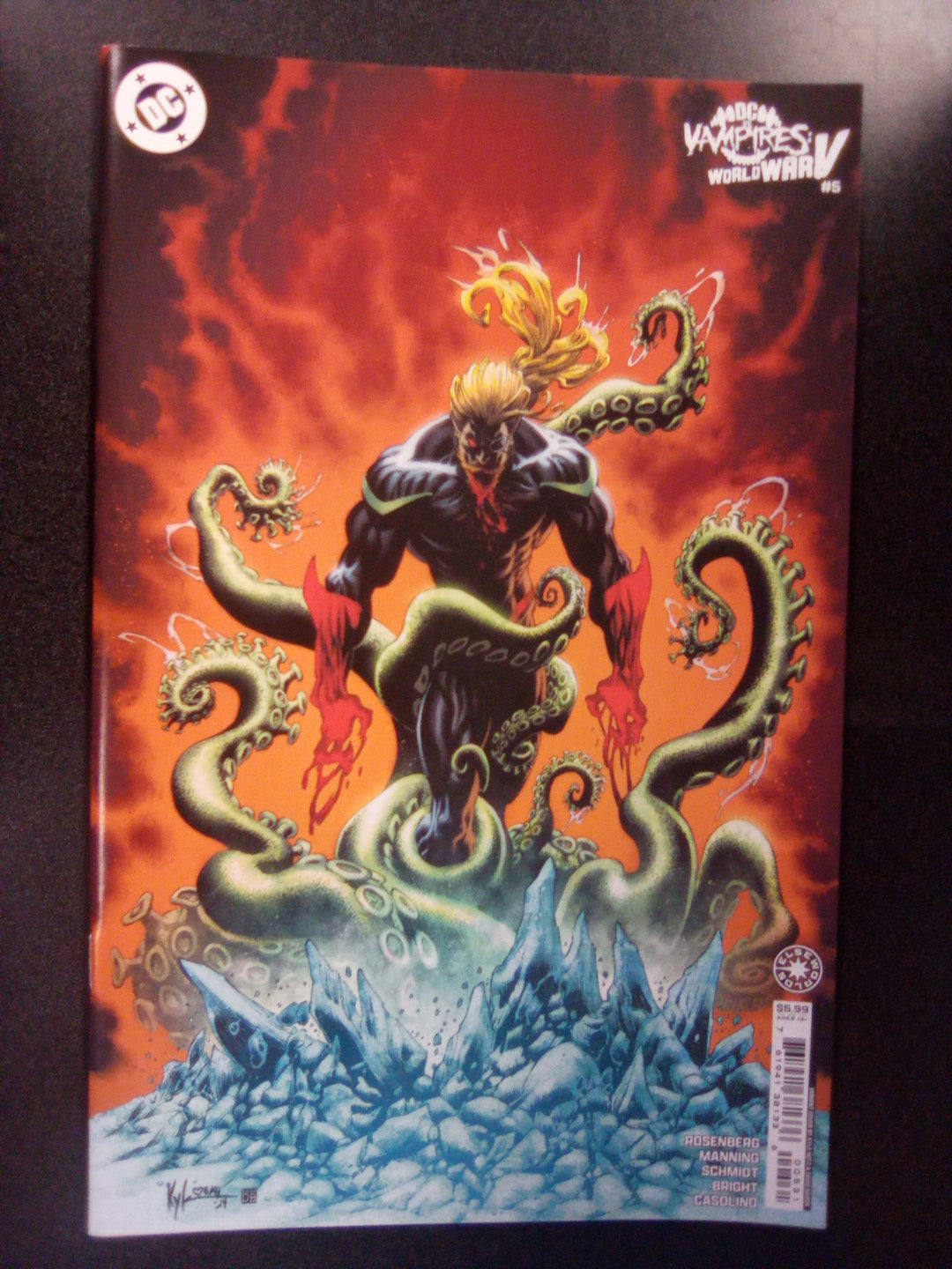 DC vs Vampires World War V #5 (Of 12) Cover C Kyle Hotz Card Stock Variant