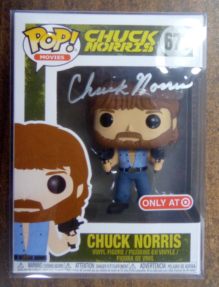 Funko Pop Chuck Norris #673 Signed with JSA CoA