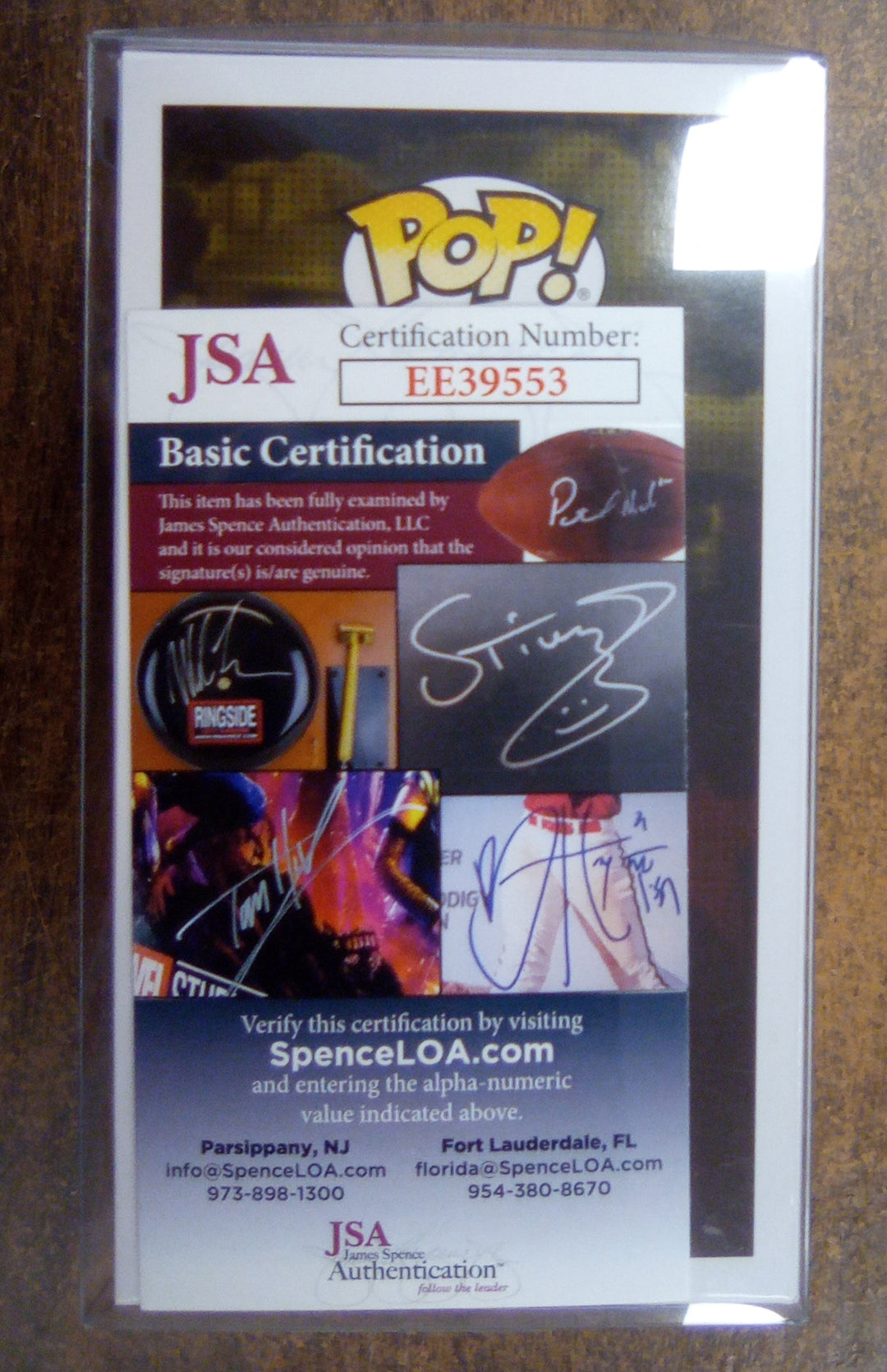 Funko Pop Chuck Norris #673 Signed with JSA CoA