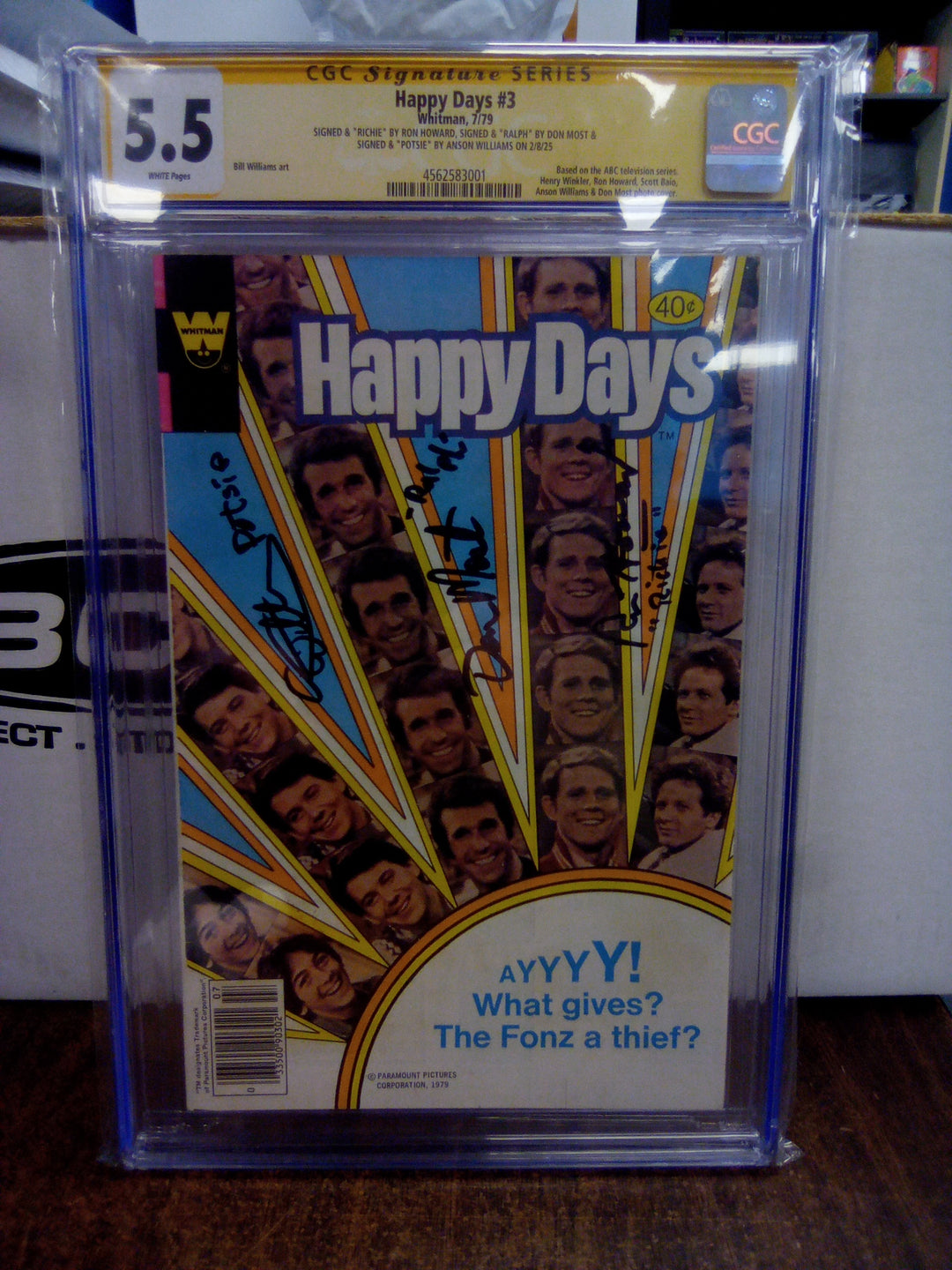 Happy Days #3 CGC SS 5.5
