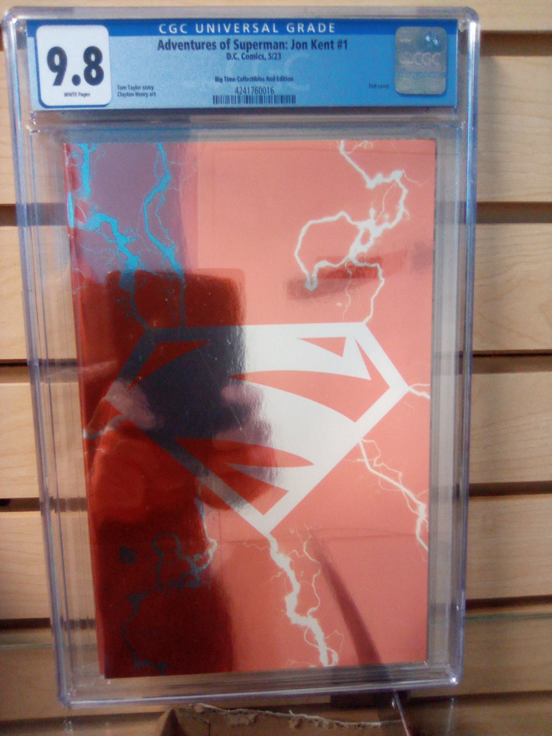 Adventures of Superman Jon Kent #1 BTC Red Edition CGC 9.8