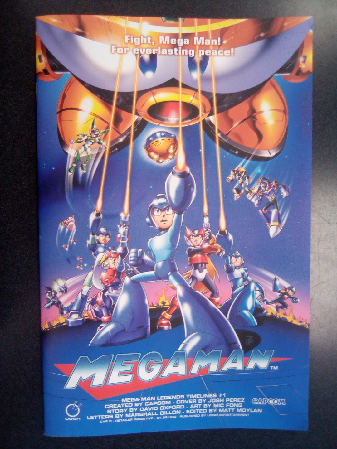 Mega Man Legends Timelines #1 (One Shot) Cover D Inc 1:5 Josh Perez Variant