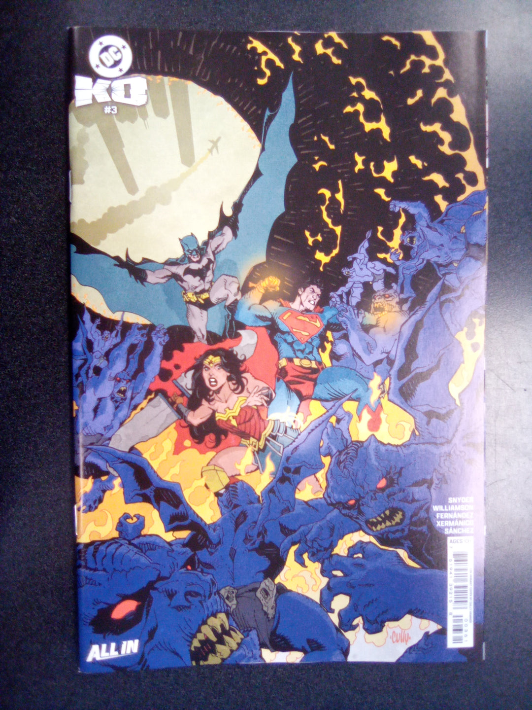 DC K.O. #3 (Of 5) Cover K 1 in 25 Cully Hamner Card Stock Variant