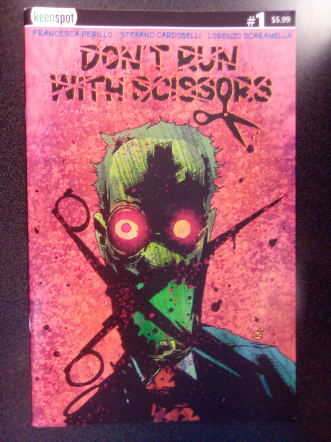 Dont Run With Scissors #1 Cover A Stefano Cardoselli Scissor Mouth