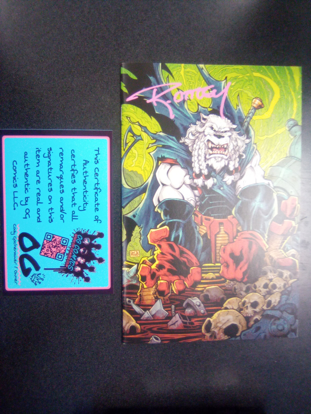 Invincible Universe Battle Beast #1 RGB Virgin Variant Signed with CoA