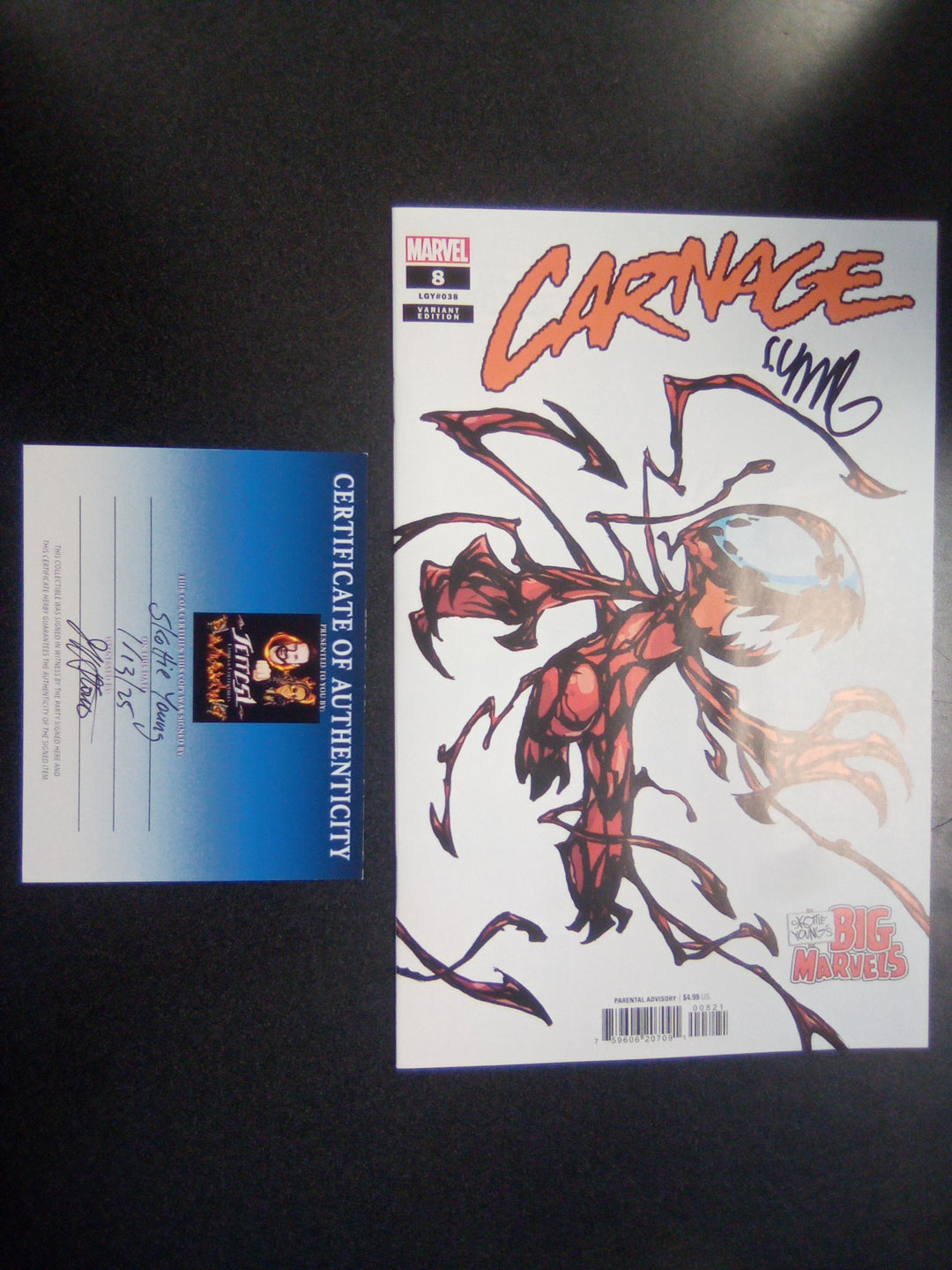 Carnage #8 (2024) Skottie Young Variant Signed with CoA