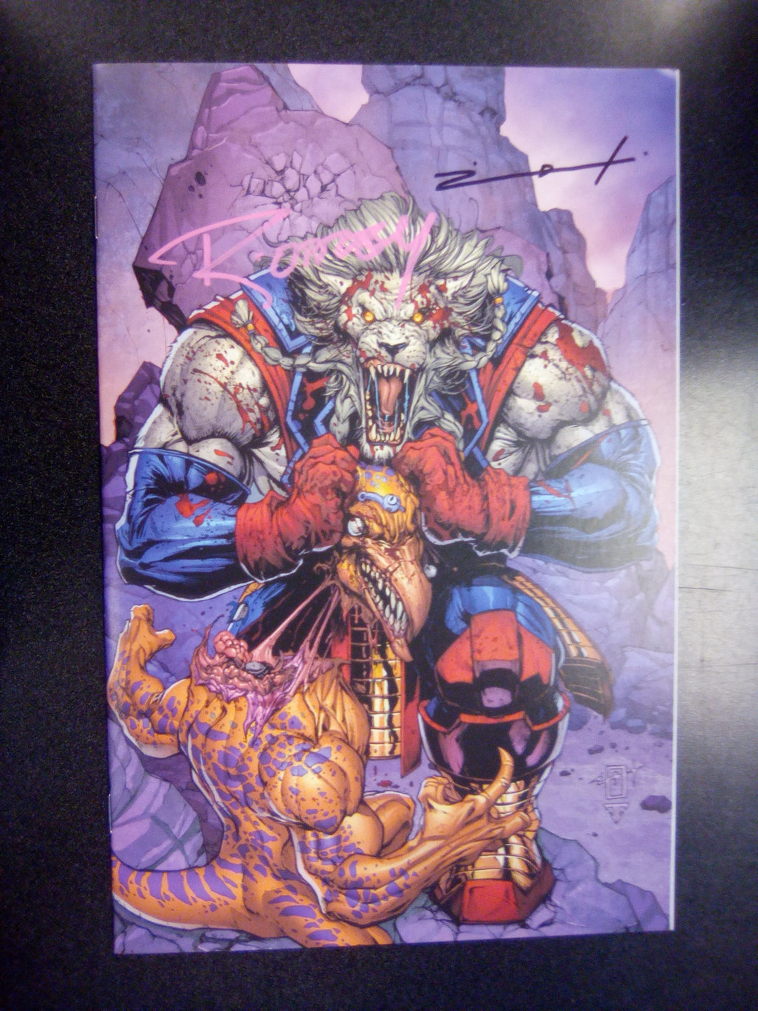 Invincible Universe Battle Beast #3 Jonathan Uribe Virgin Color Variant Signed with CoA