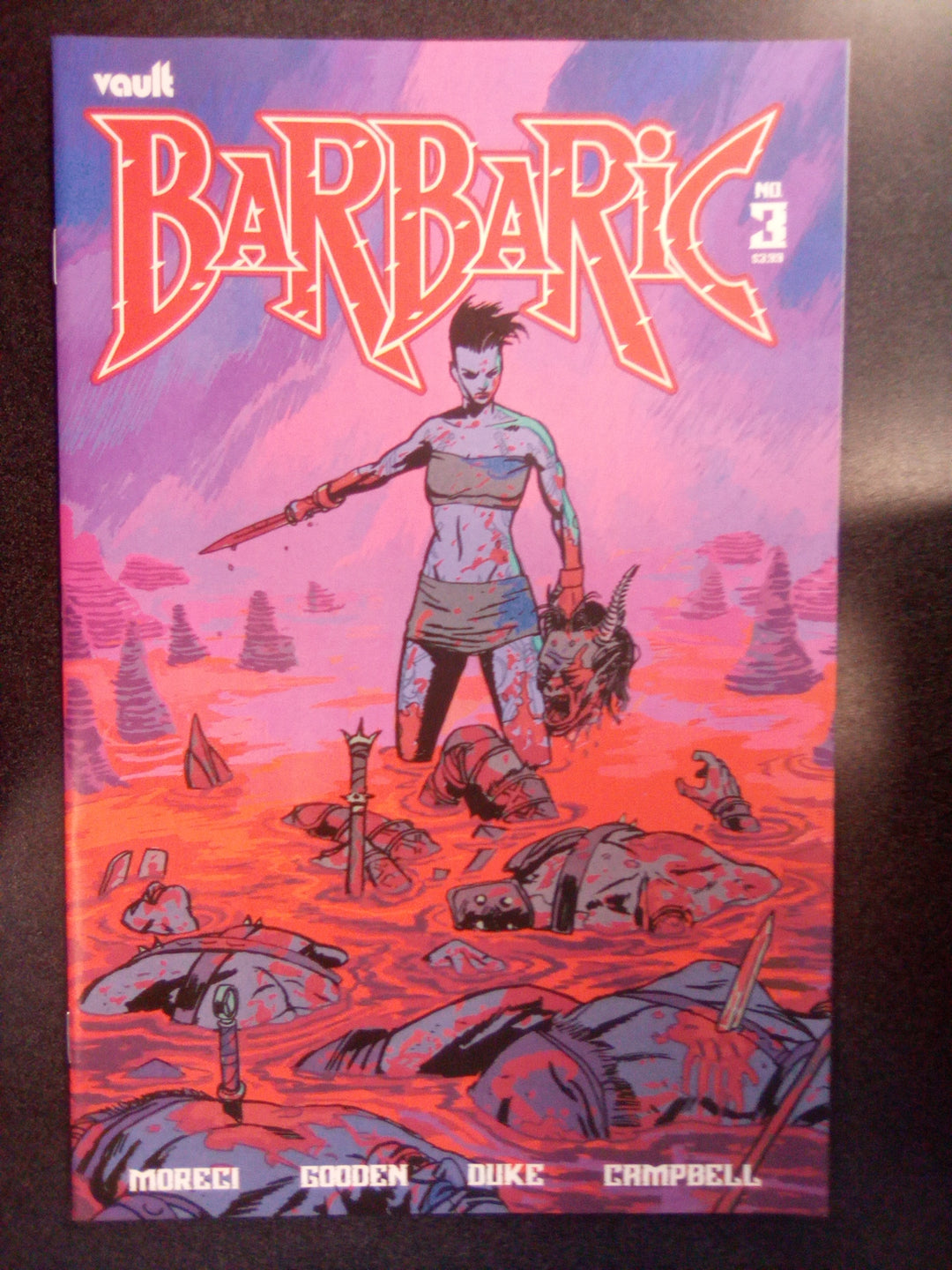 Barbaric #3 (2021) Cover B Josh Hixson