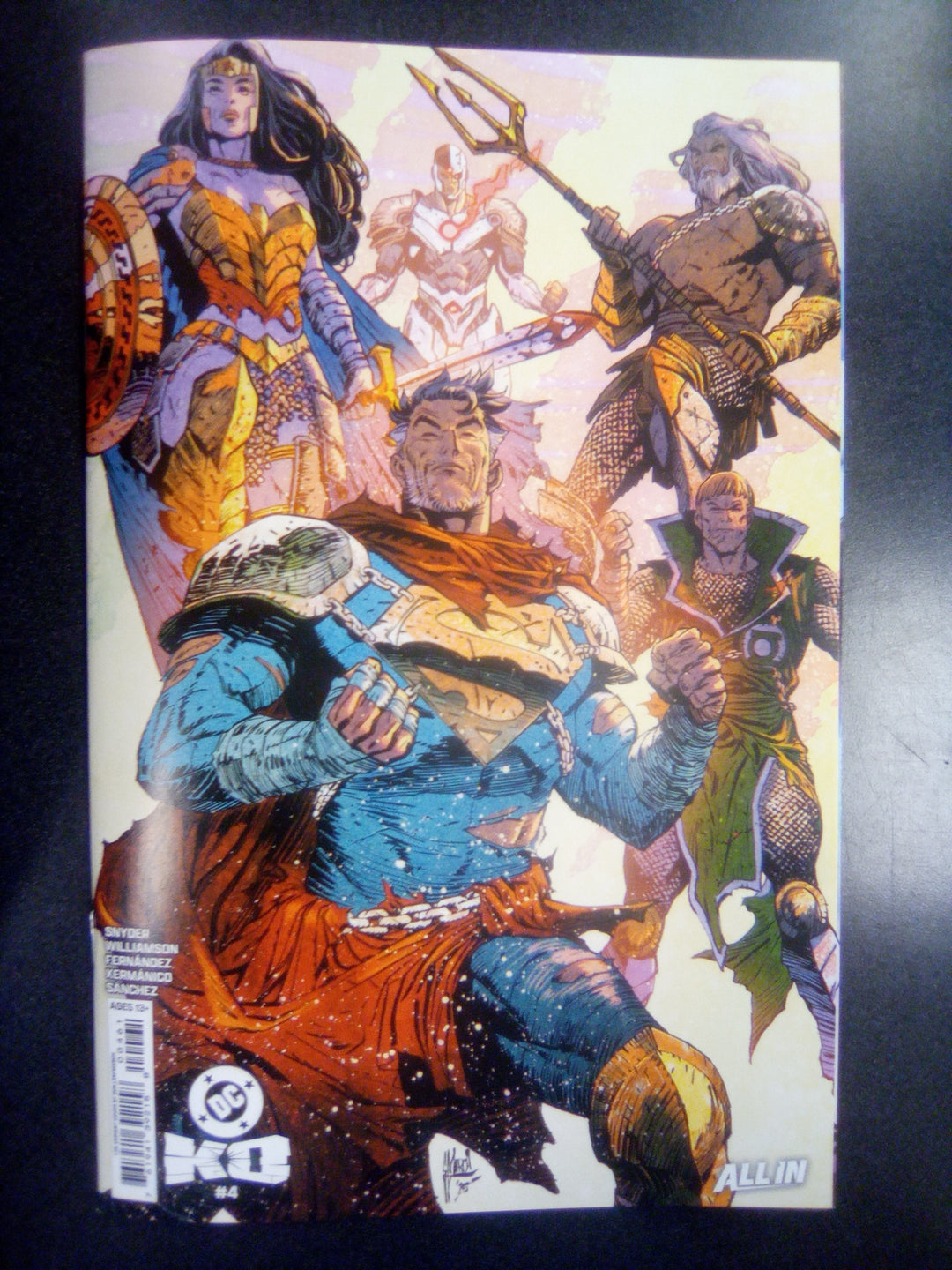 DC K.O. #4 (Of 5) Cover K 1 in 25 Guillem March Card Stock Variant
