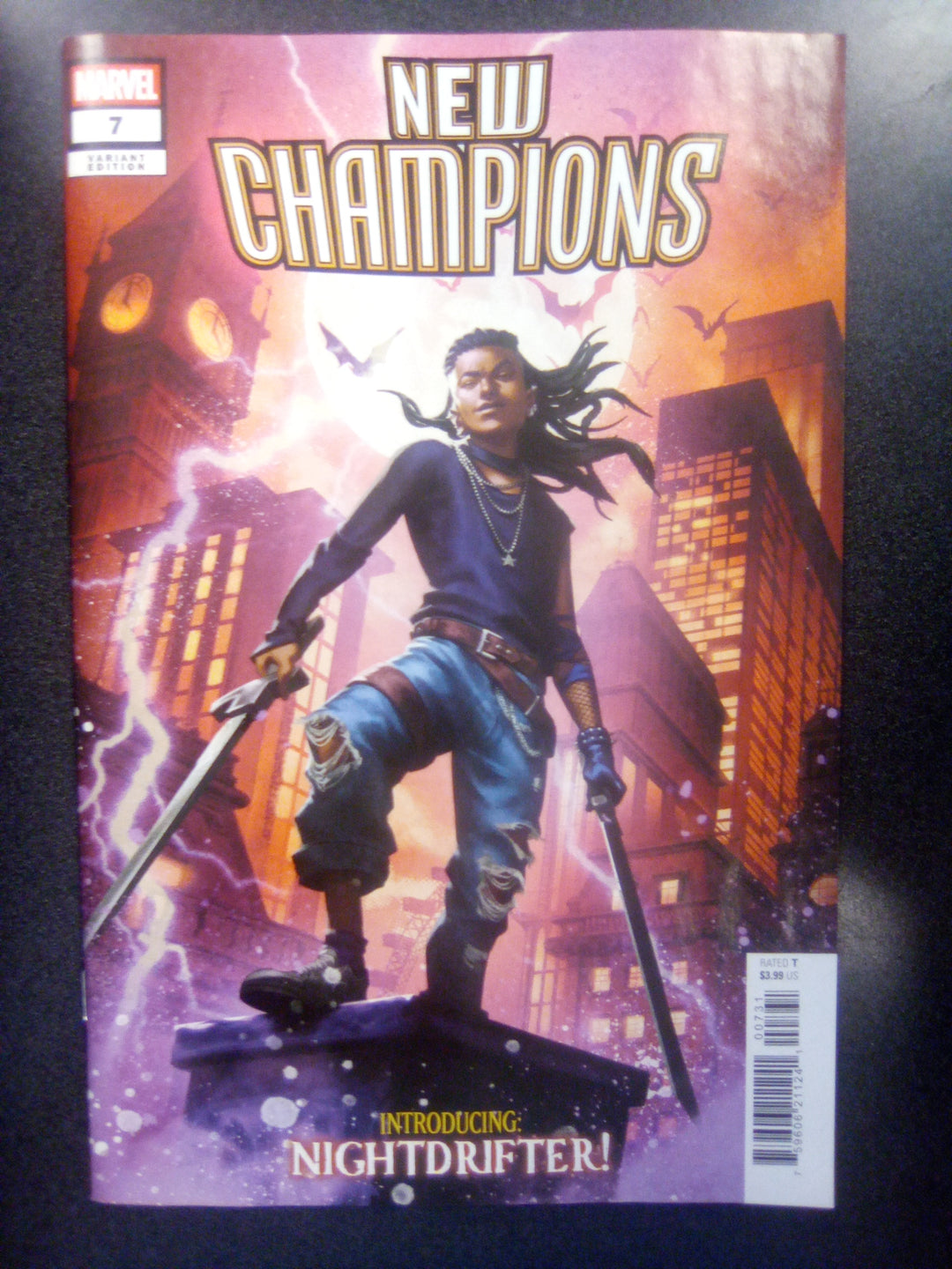 New Champions #7 Mateus Manhanini Nightdrifter First Appearance Variant
