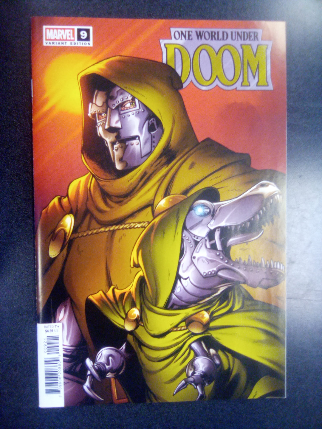 One World Under Doom #9 Mark Bagley Doomasaur Variant