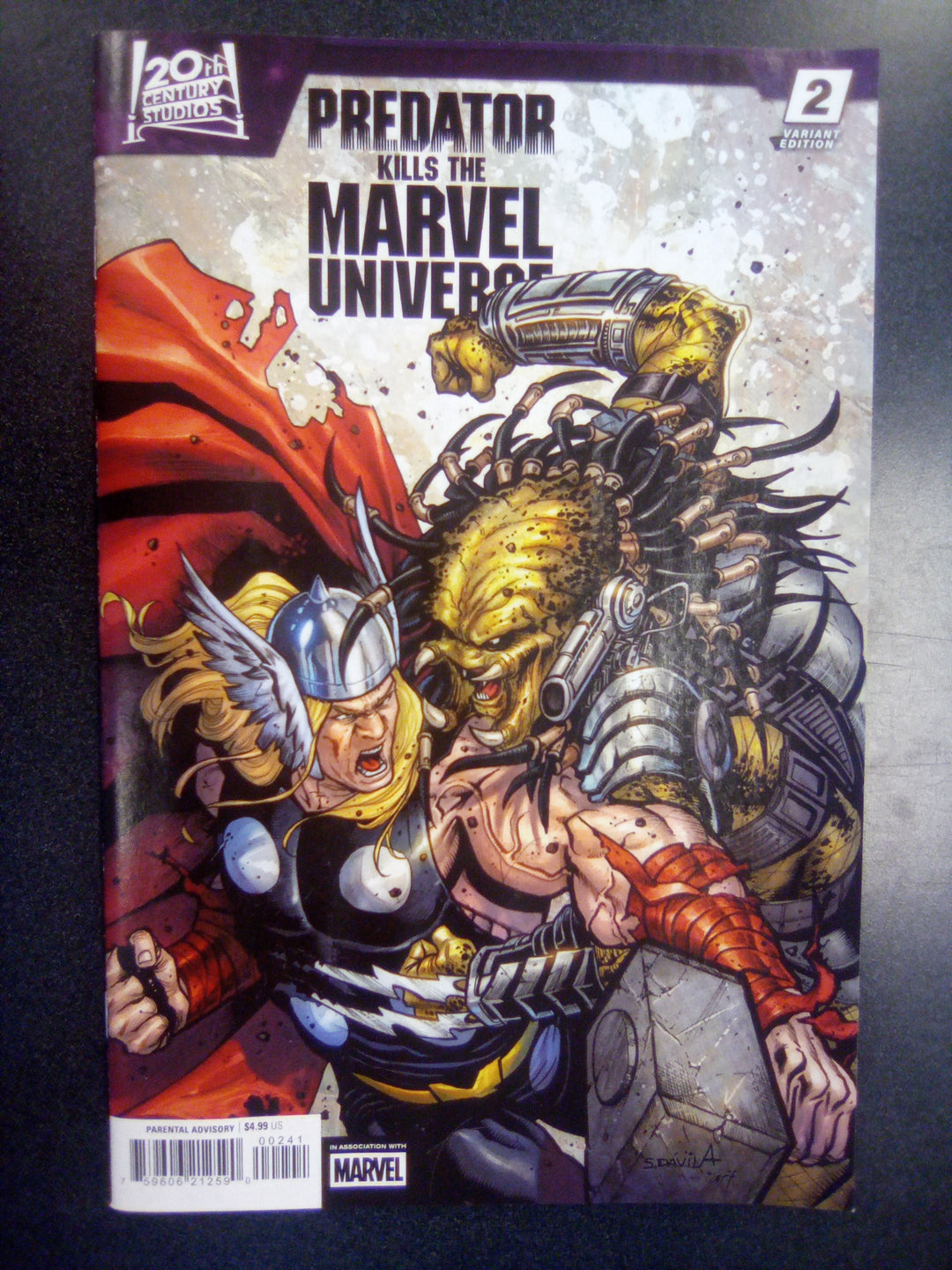 Predator Kills The Marvel Universe #2 Sergio Davila Variant
