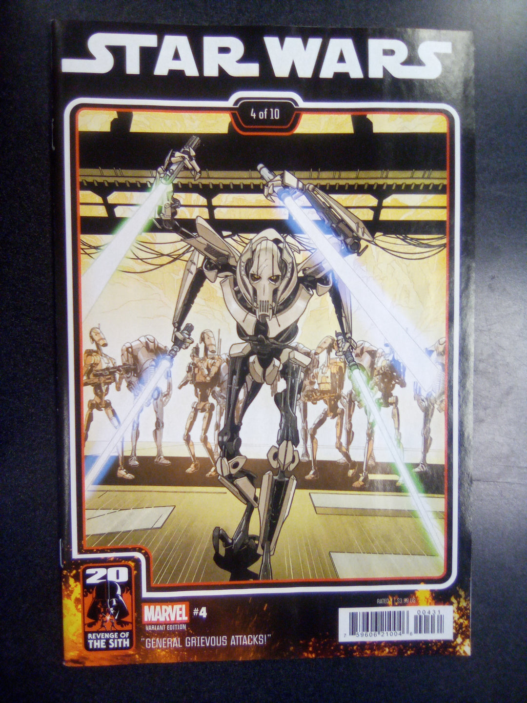 Star Wars #4 Chris Sprouse Revenge Of The Sith 20th Anniversary Variant