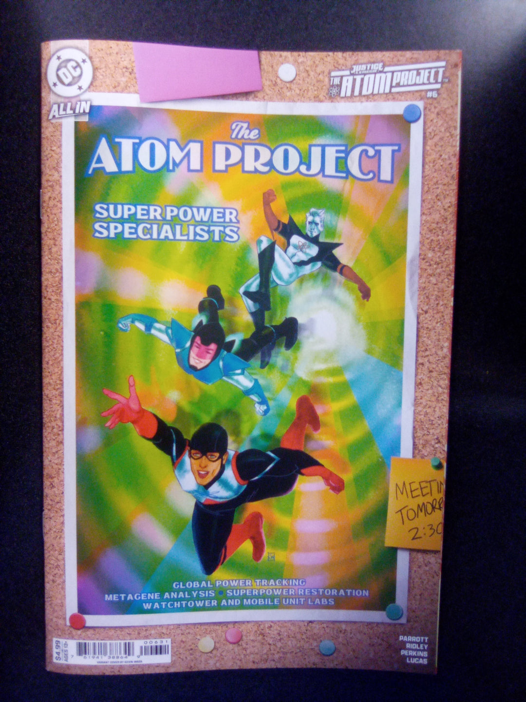 Justice League The Atom Project #6 (Of 6) Cover C Kevin Wada Card Stock Variant