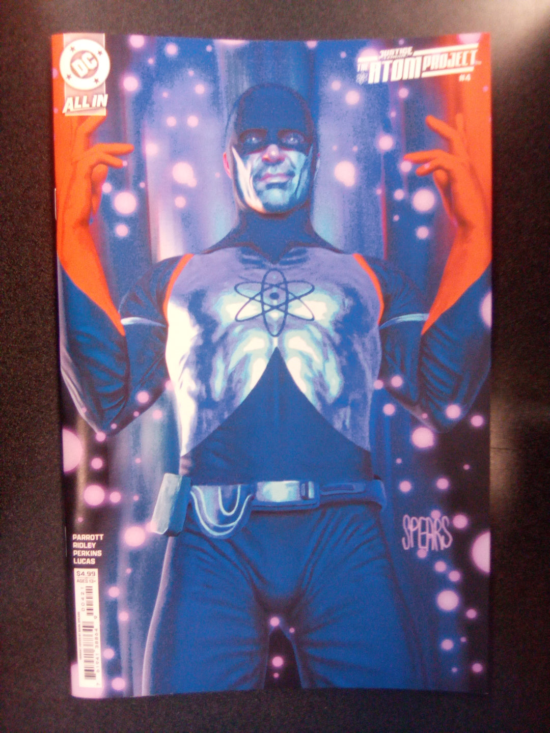 Justice League The Atom Project #4 (Of 6) Cover B Mark Spears Card Stock Variant