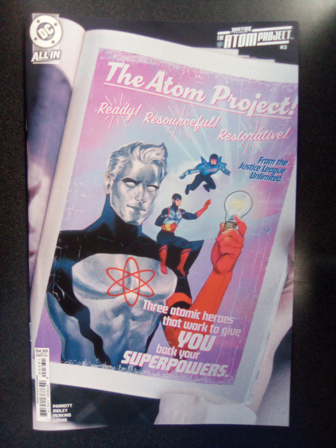 Justice League The Atom Project #3 (Of 6) Cover C Kevin Wada Card Stock Variant