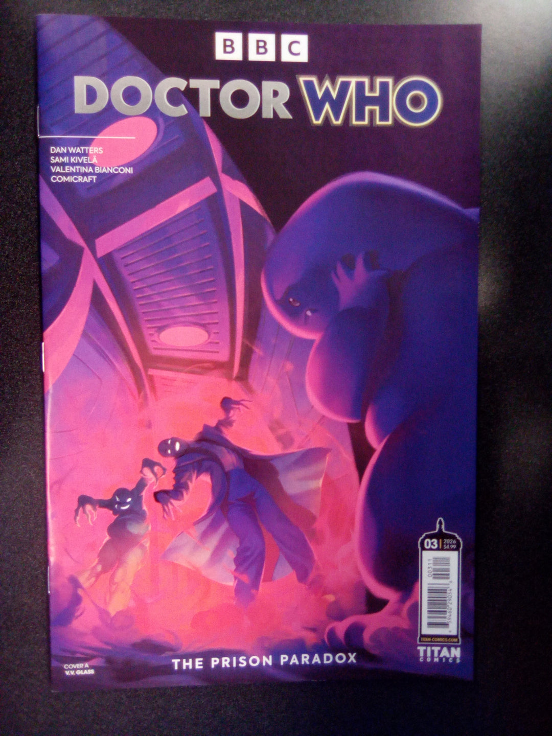 Doctor Who The Prison Paradox #3 Cover A Vv Glass