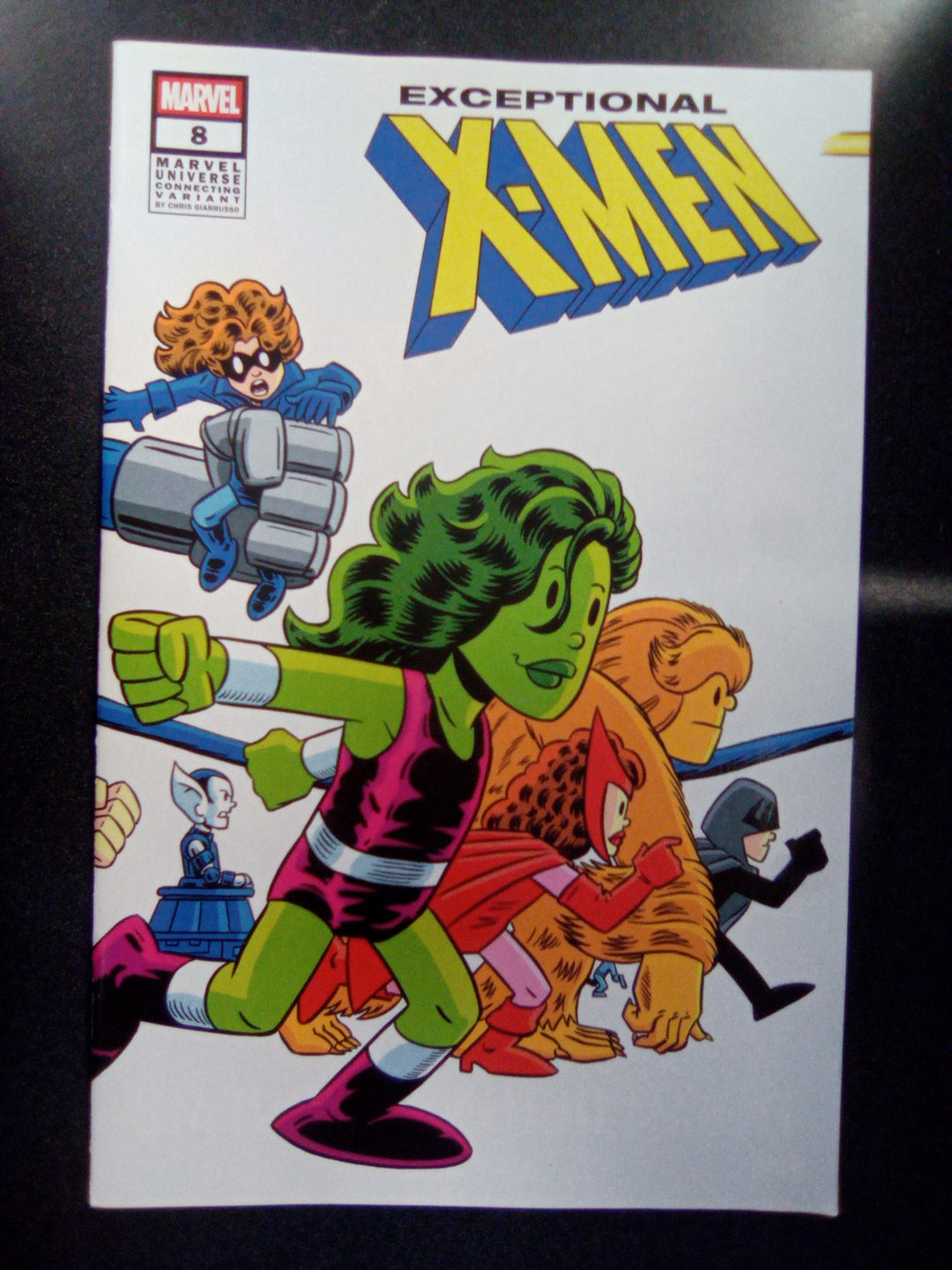 Exceptional X-Men #8 Chris Giarrusso Marvel Universe Connecting Wrap Variant K