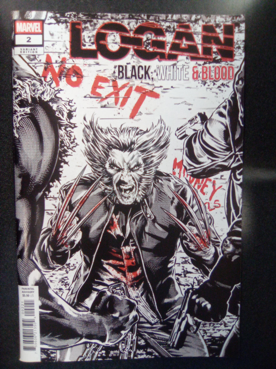 Logan: Black, White & Blood #2 Stephen Mooney Variant