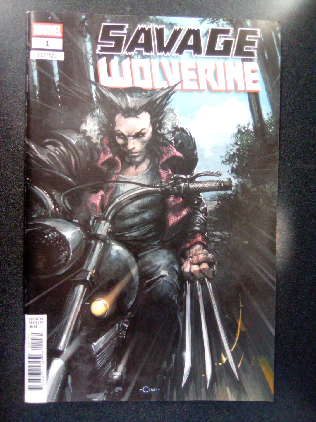 Savage Wolverine #1 Clayton Crain Variant