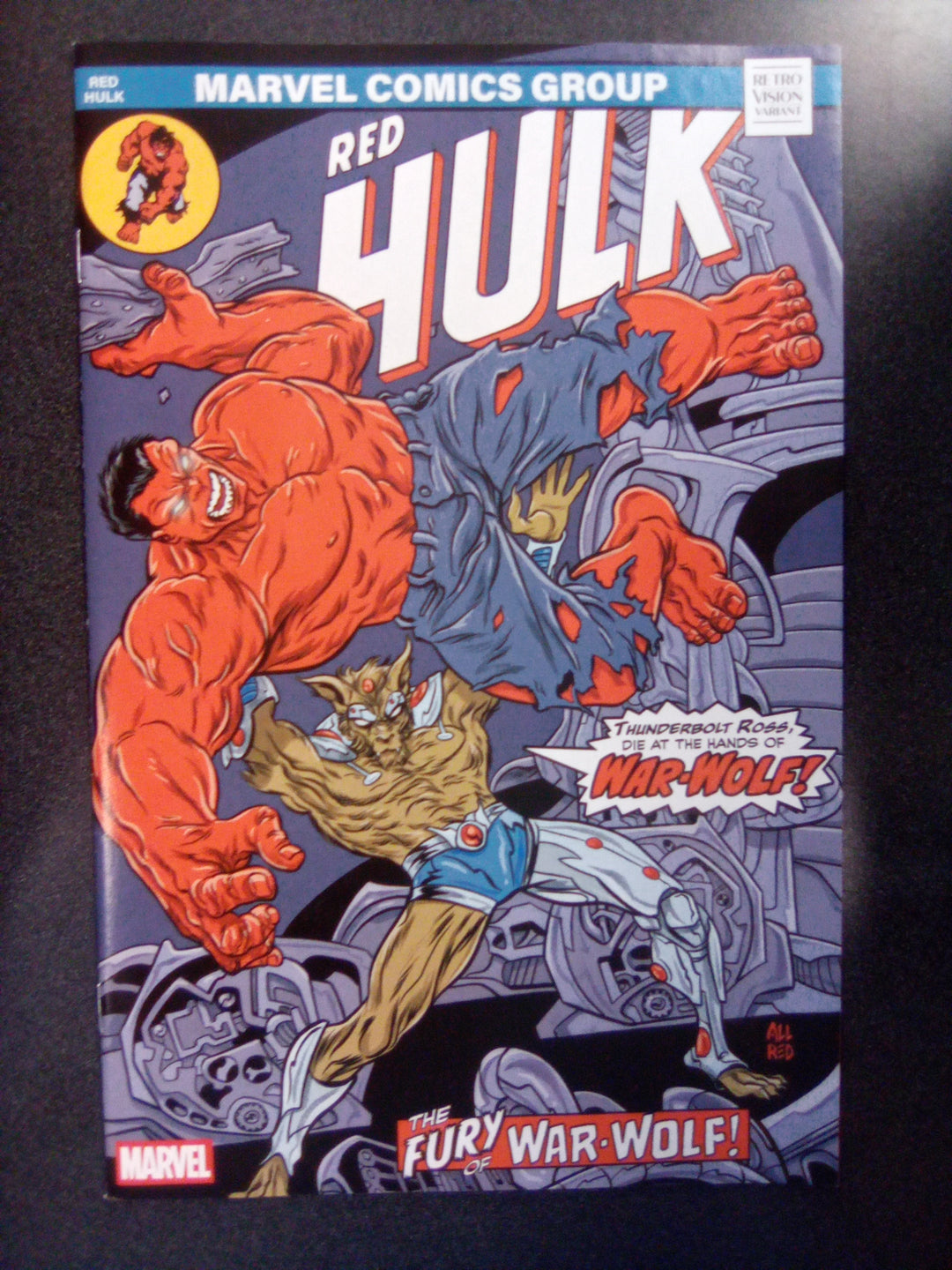 Red Hulk #6 Mike Allred Retrovision Variant [Doom]