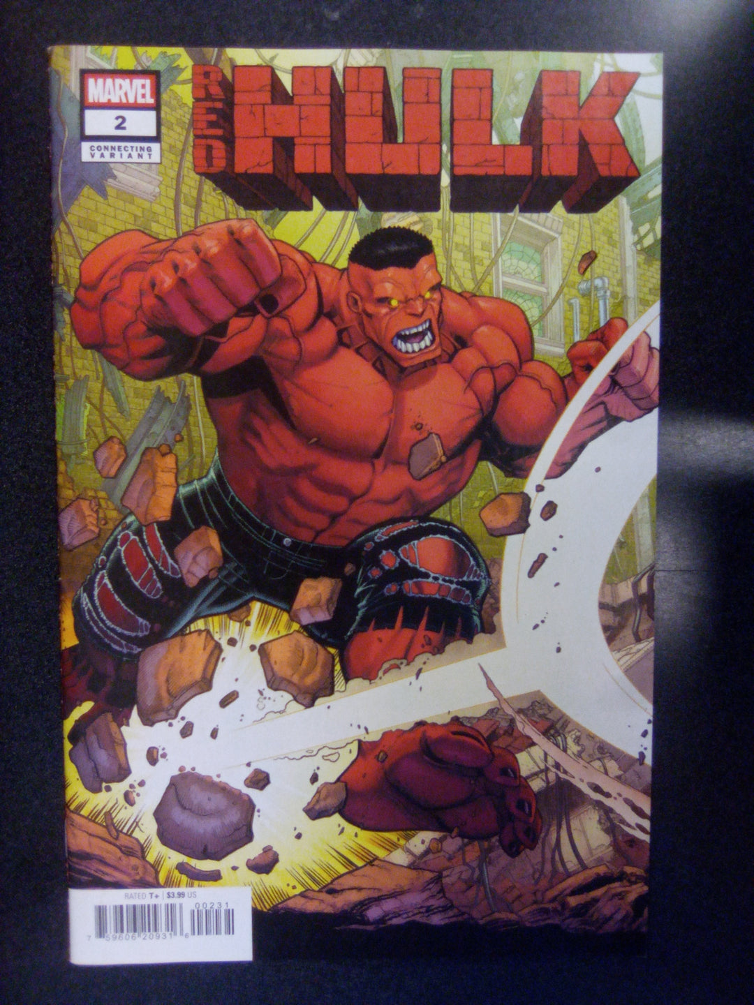 Red Hulk #2 Nick Bradshaw Red Hulk Connecting Variant [Doom]