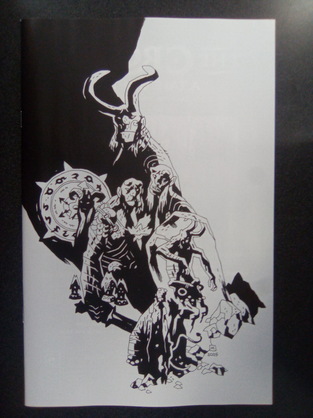 The Crown #1 Mignola Virgin B&W Variant