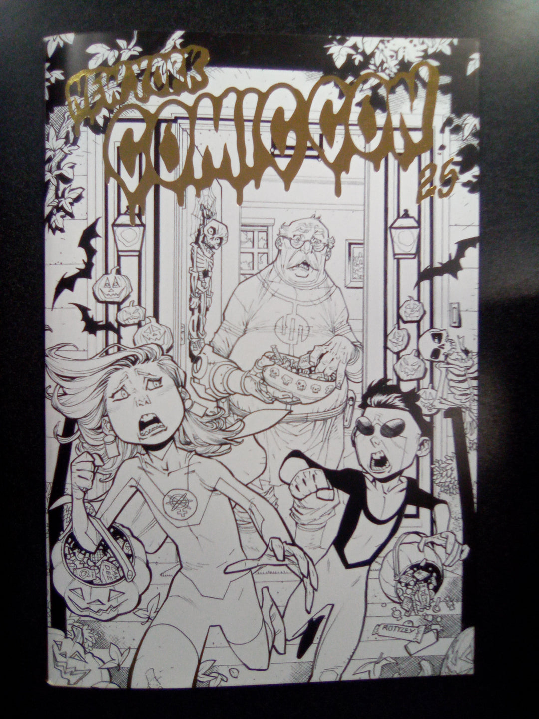 New York Comic Con Zine 25 Gold Foil