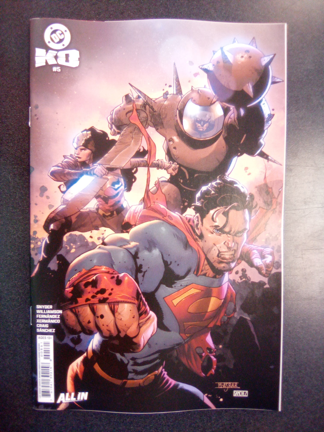 DC K.O. #5 Cover K 1:25 Mahmud Asrar Variant