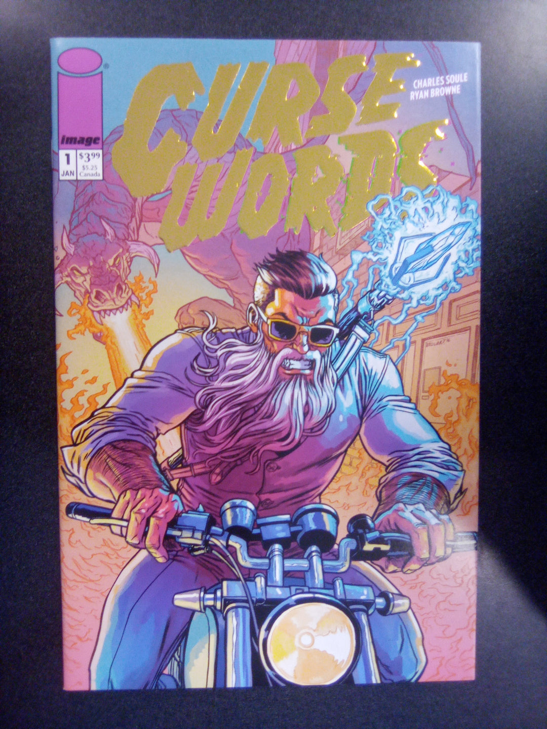 Curse Words #1 (2017) Gold Foil Embossed Variant
