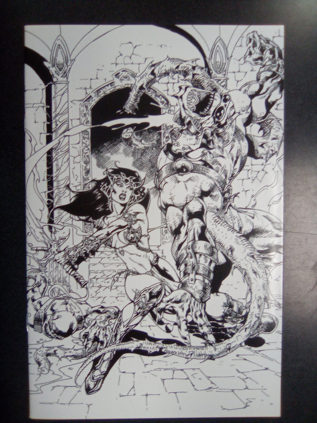 Dejah Thoris #4 (2020) Roberto Castro B&W Virgin Variant