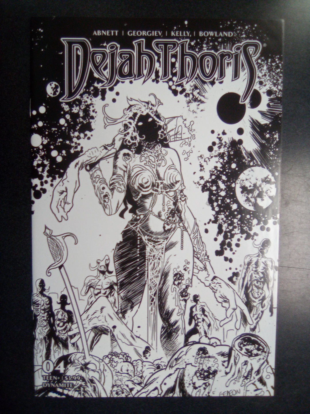 Dejah Thoris #4 (2020) 1:50 Juan Gedeon Zombie B&W Variant