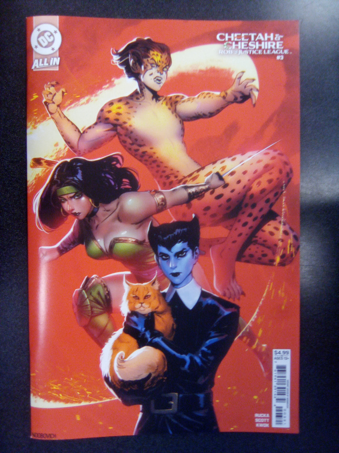 Cheetah And Cheshire Rob The Justice League #3 Cover C Noobovich Variant