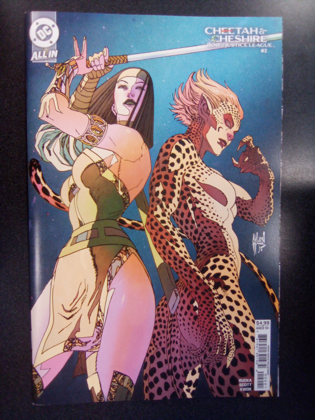 Cheetah And Cheshire Rob The Justice League #2 Cover C Guillem March Variant