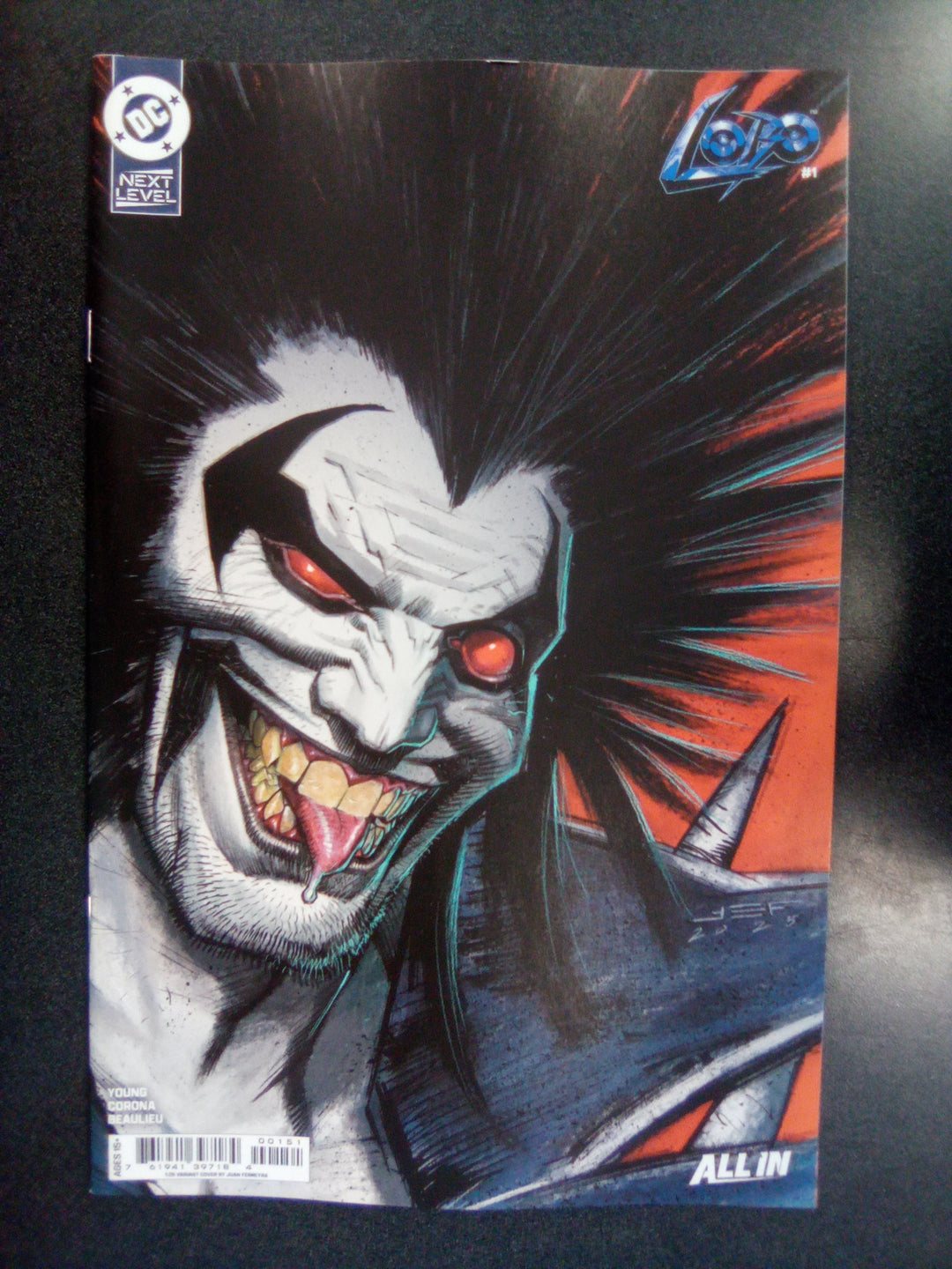 Lobo #1 Cover G 1:25 Juan Ferreyra Variant