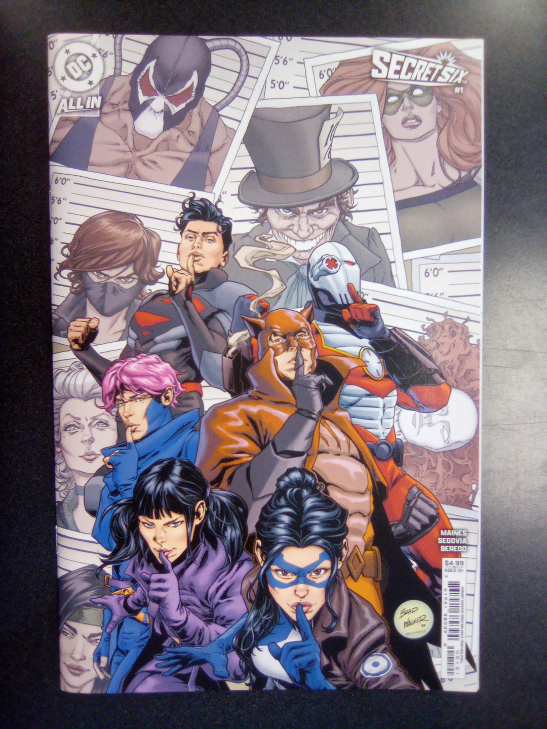 Secret Six #1 (Of 6) Cover B Brad Walker Card Stock Variant