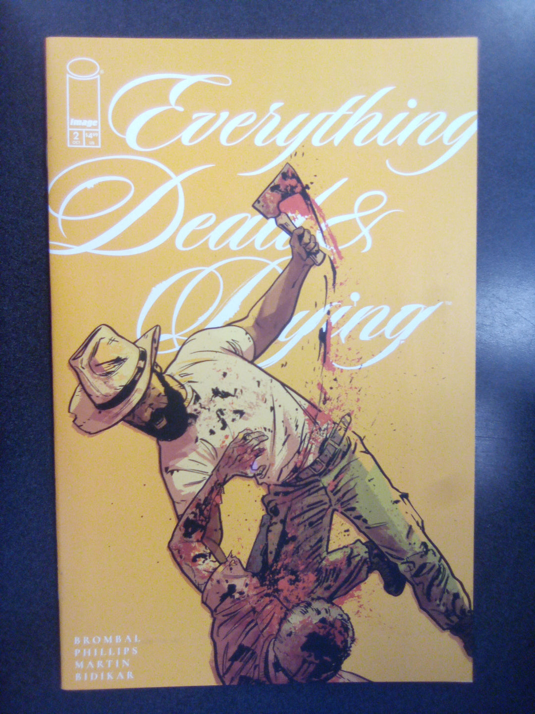 Everything Dead & Dying #2 Cover B Jacob Phillips Yellow Variant