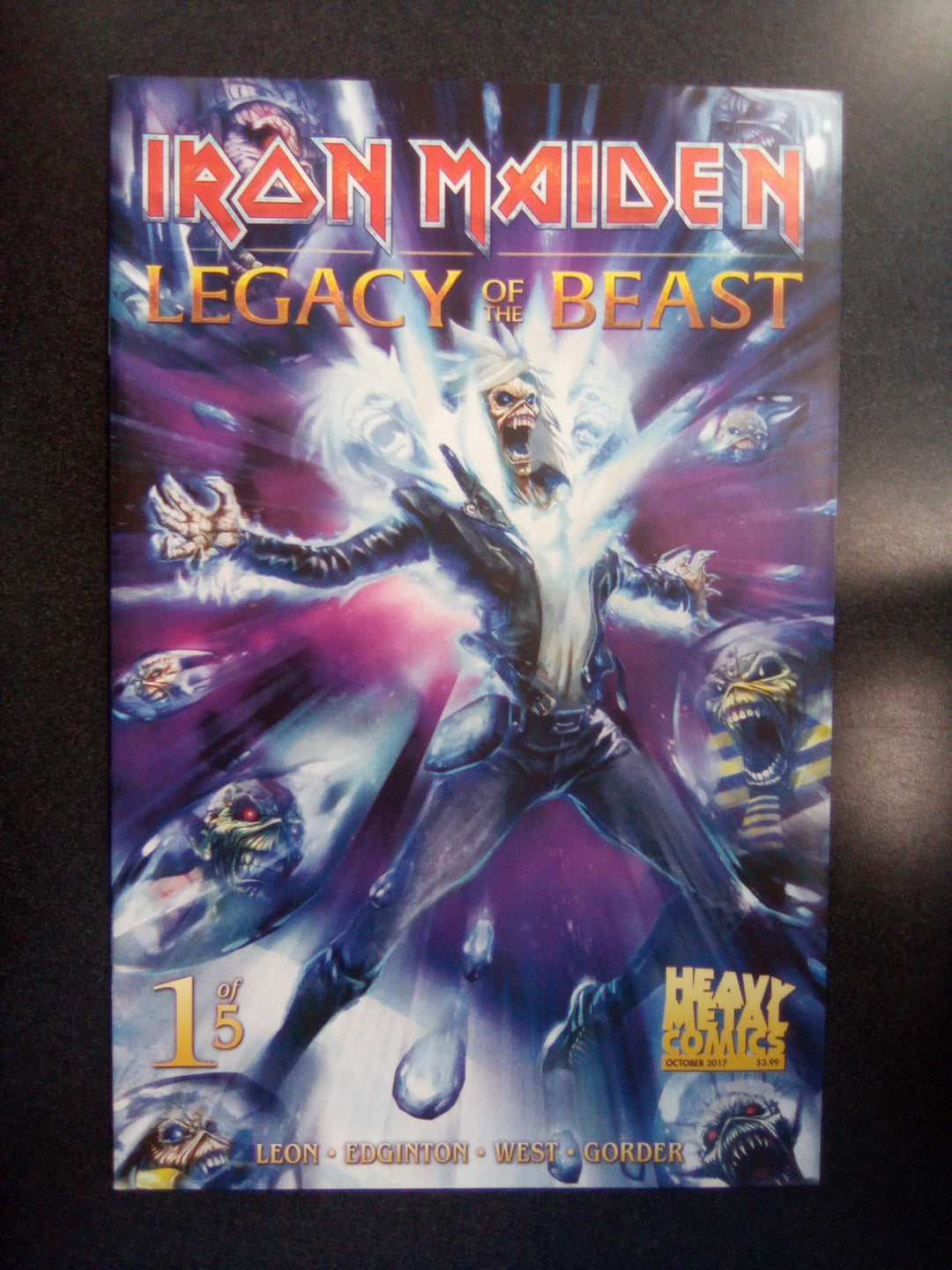 Iron Maiden Legacy of the Beast #1 (2017) Cover A Santi Casas