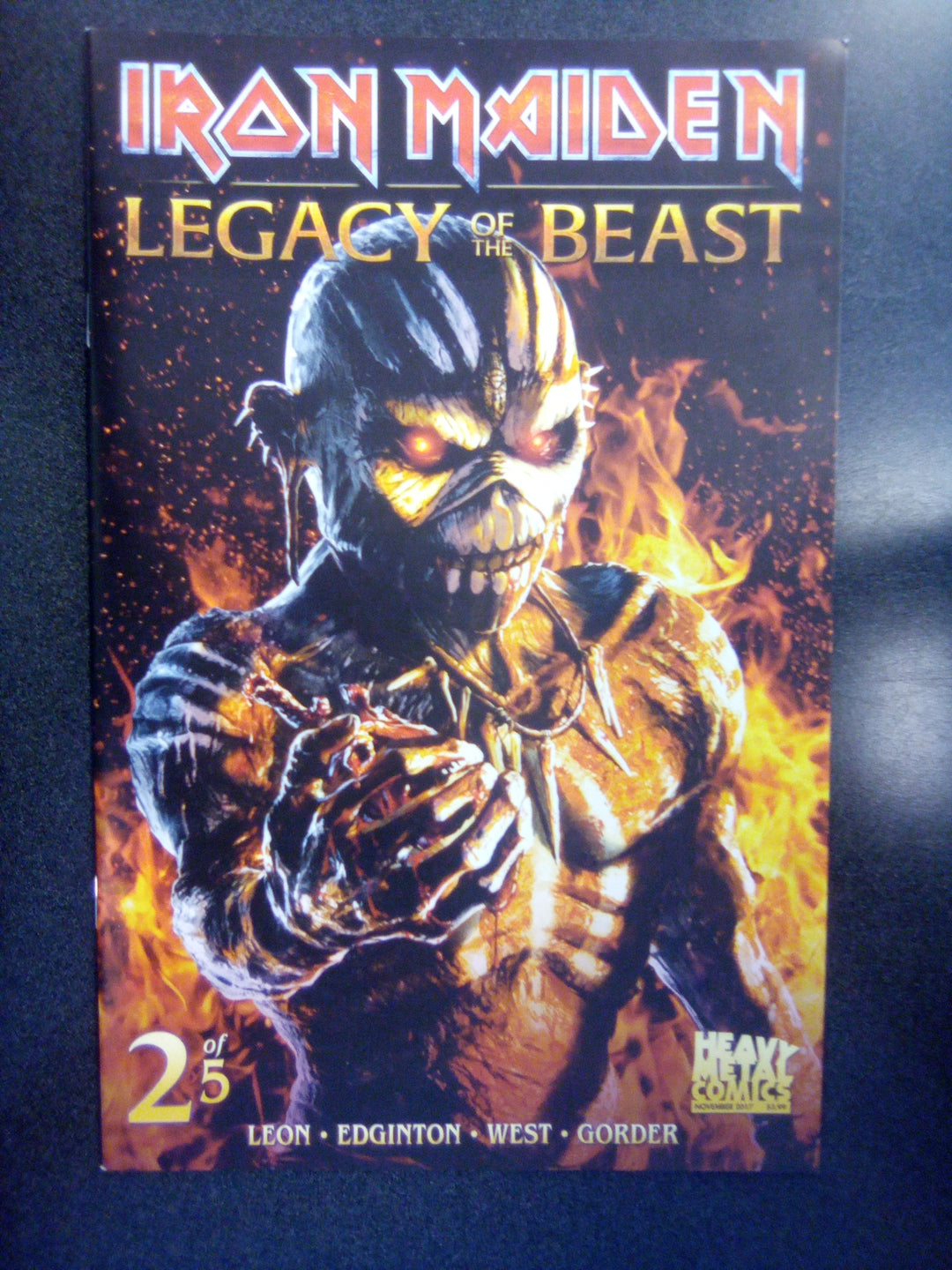 Iron Maiden Legacy of the Beast #2 (2017) Cover C Santi Casas