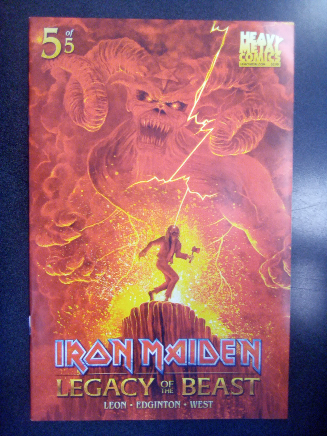 Iron Maiden Legacy of the Beast #5 (2018) Cover C Akirant