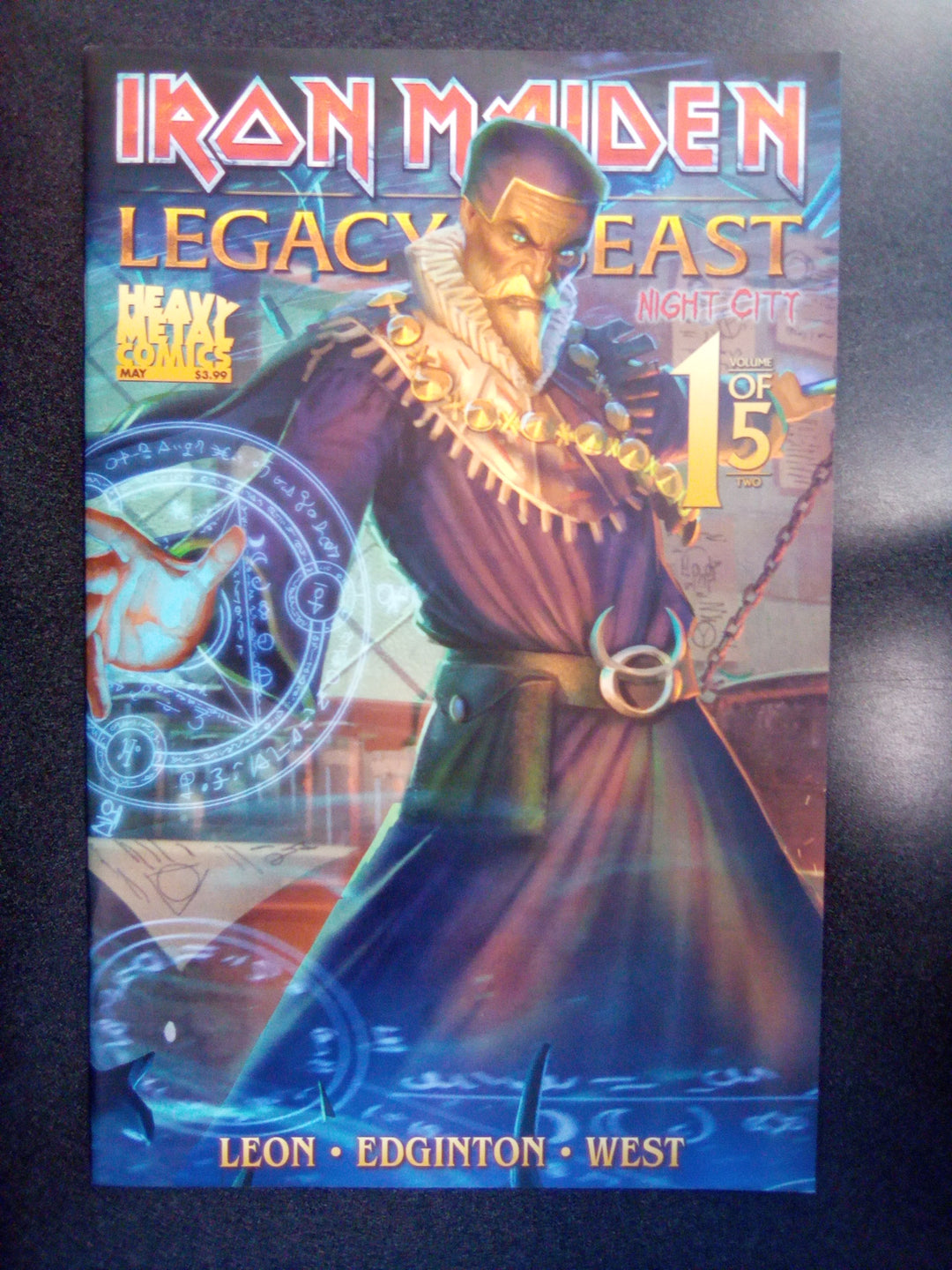 Iron Maiden Legacy of the Beast Night City #1 (2019) Cover C Navigator Games
