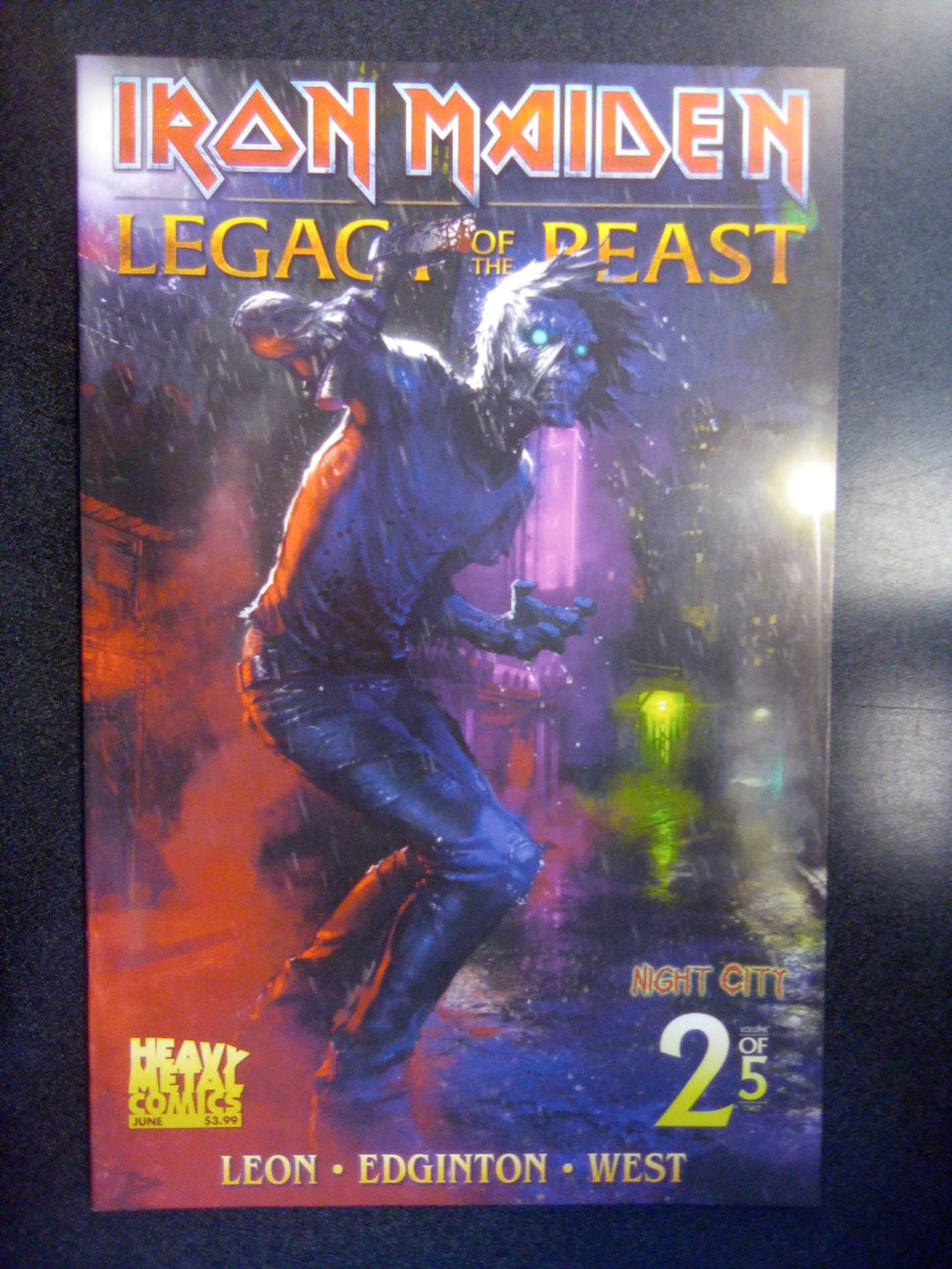 Iron Maiden Legacy of the Beast Night City #2 (2019) Cover C Ryan Christensen