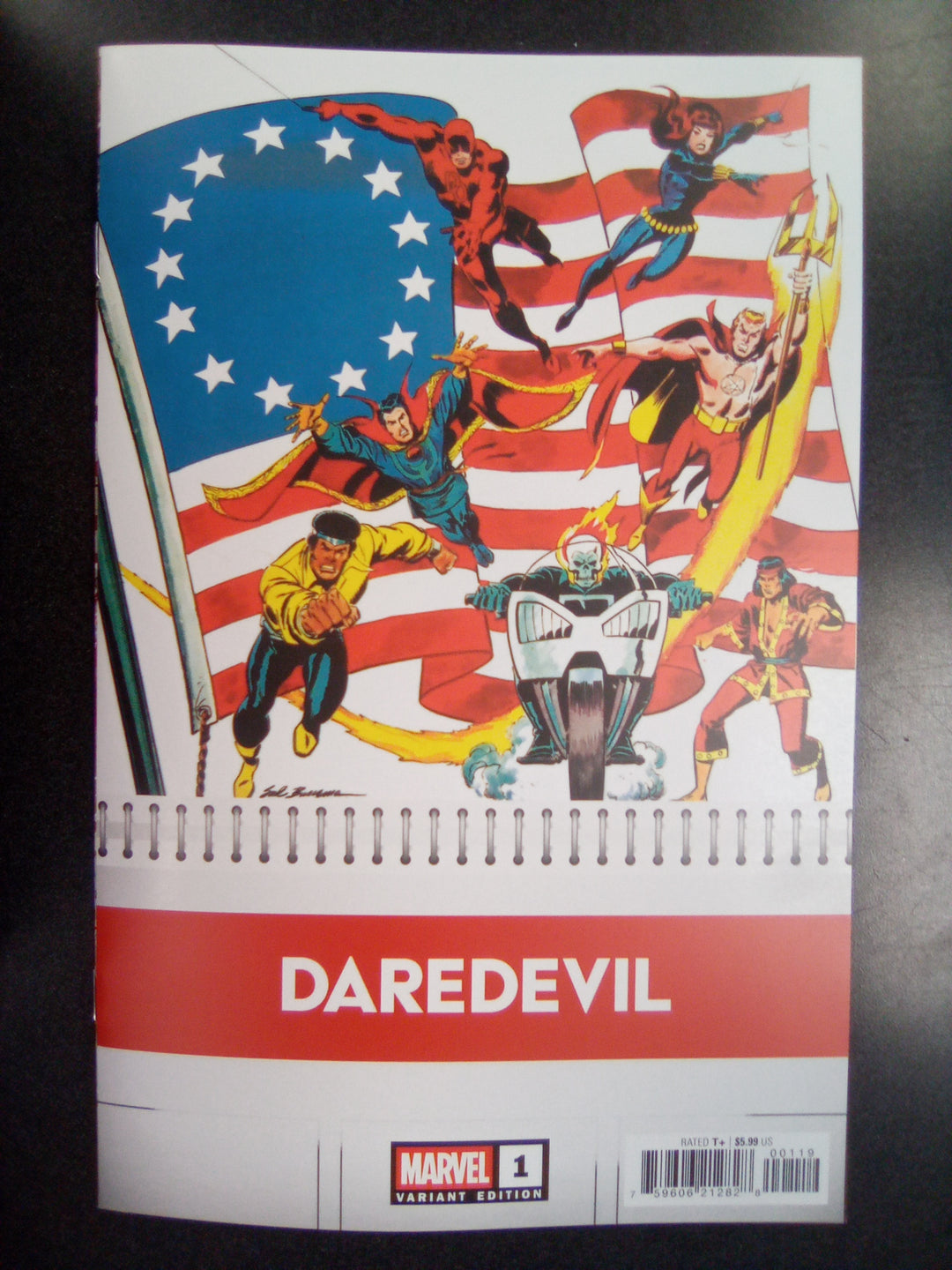 Daredevil #1 1:50 Sal Buscema Bicentennial Calendar Hidden Gem Variant