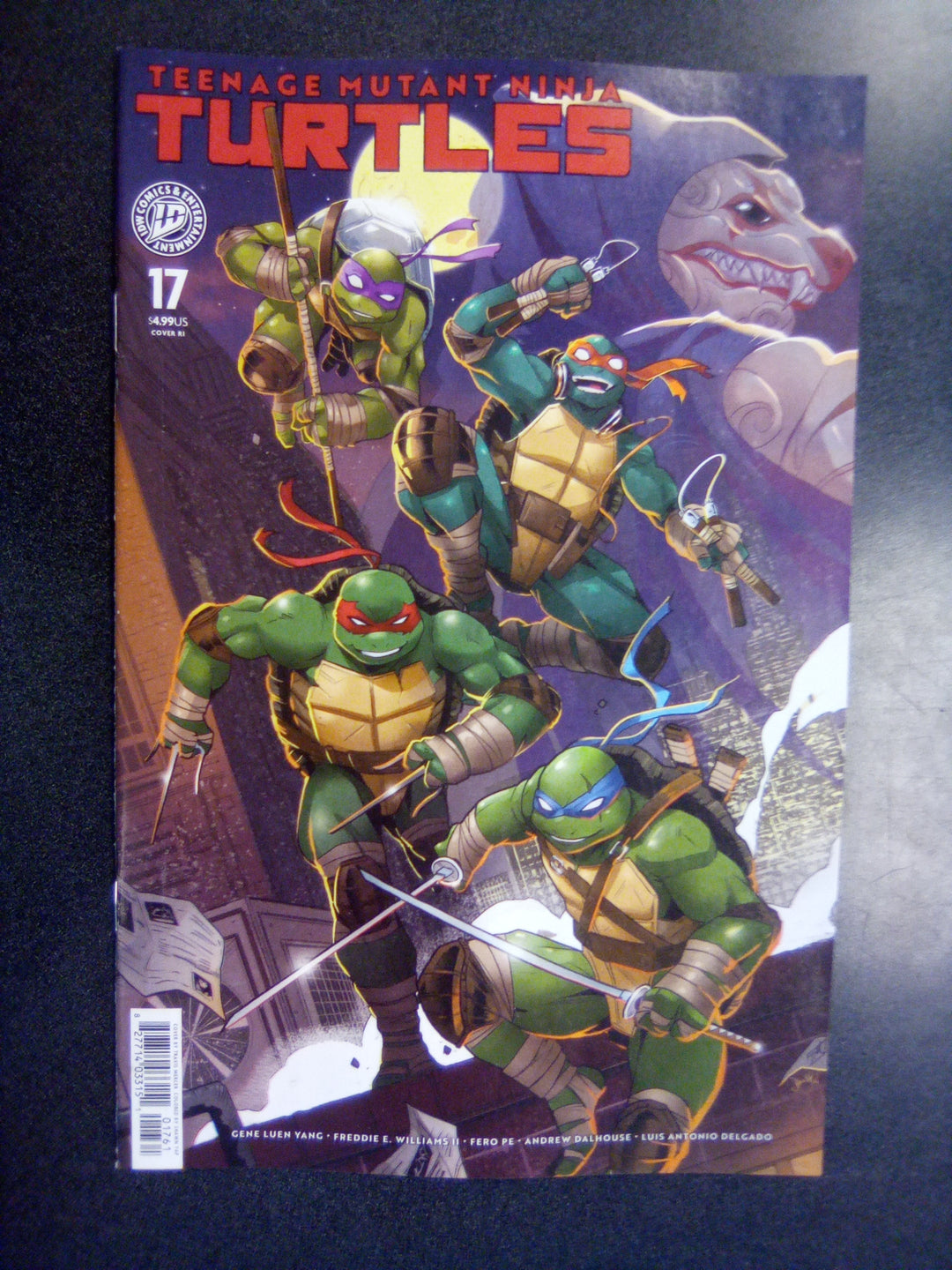 Teenage Mutant Ninja Turtles #17 Variant Ri (25) (Mercer)