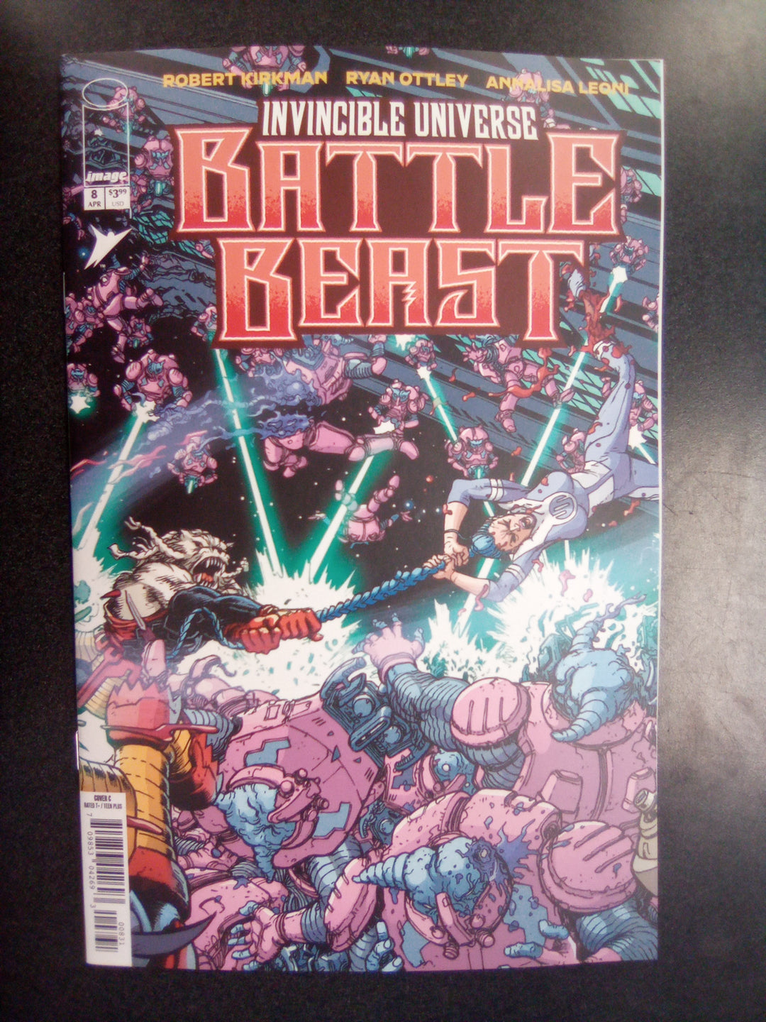 Invincible Universe Battle Beast #8 Cover C 1 in 10 Chris Burnham & Brian Reber Variant