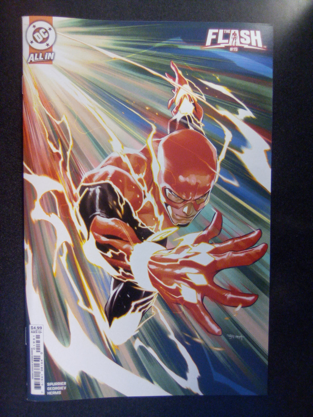 Flash #19 Cover C Stephen Segovia Card Stock Variant