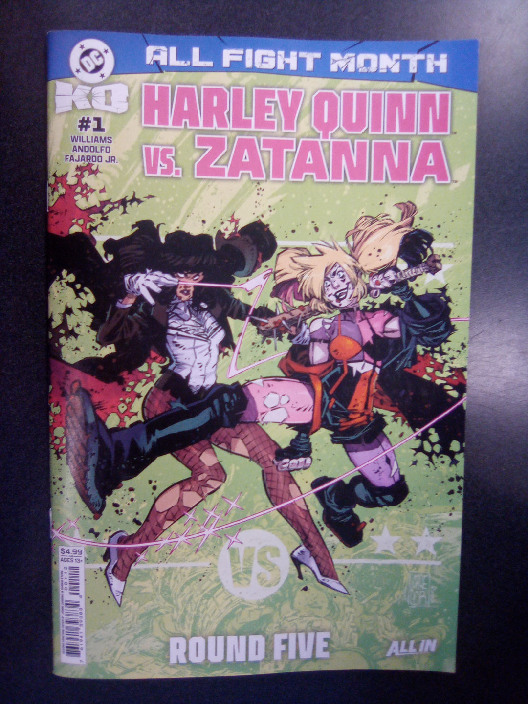 DC K.O. Harley Quinn vs Zatanna #1 (One Shot) 2nd Print Cover A Jorge Corona