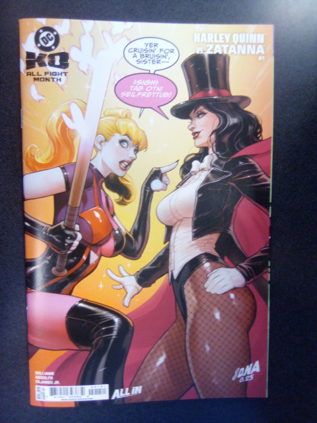 DC K.O. Harley Quinn vs Zatanna #1 Cover E David Nakayama Variant